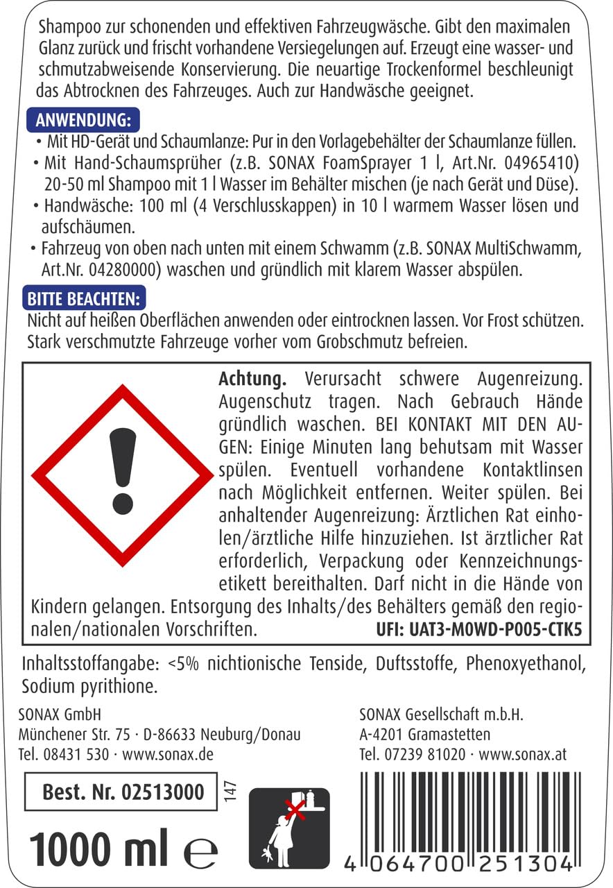 sonax-xtreme-foam-seal-versiegelungsshampoo-1-liter image 2