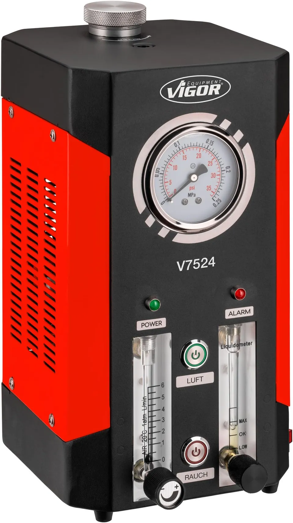 vigor-v7524-rauchgas-leckagetester-25-teilig-mit-eingebautem-luftkompressor image 1
