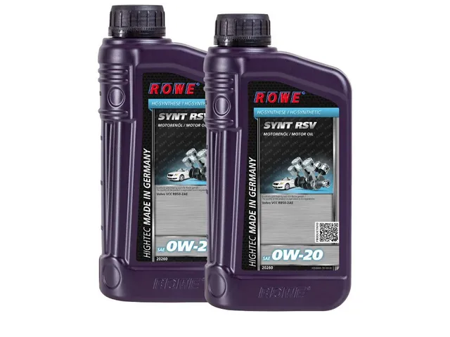rowe-hightec-synt-rsv-sae-0w-20-motor-l-2-liter-2x1l-f-r-volvo-vcc-rbs0-2ae-made image 1