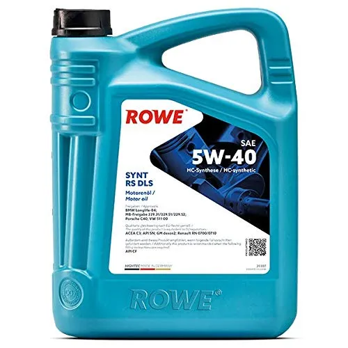 rowe-hightec-synt-rs-dls-sae-5w-40-motor-l-5-liter image 1