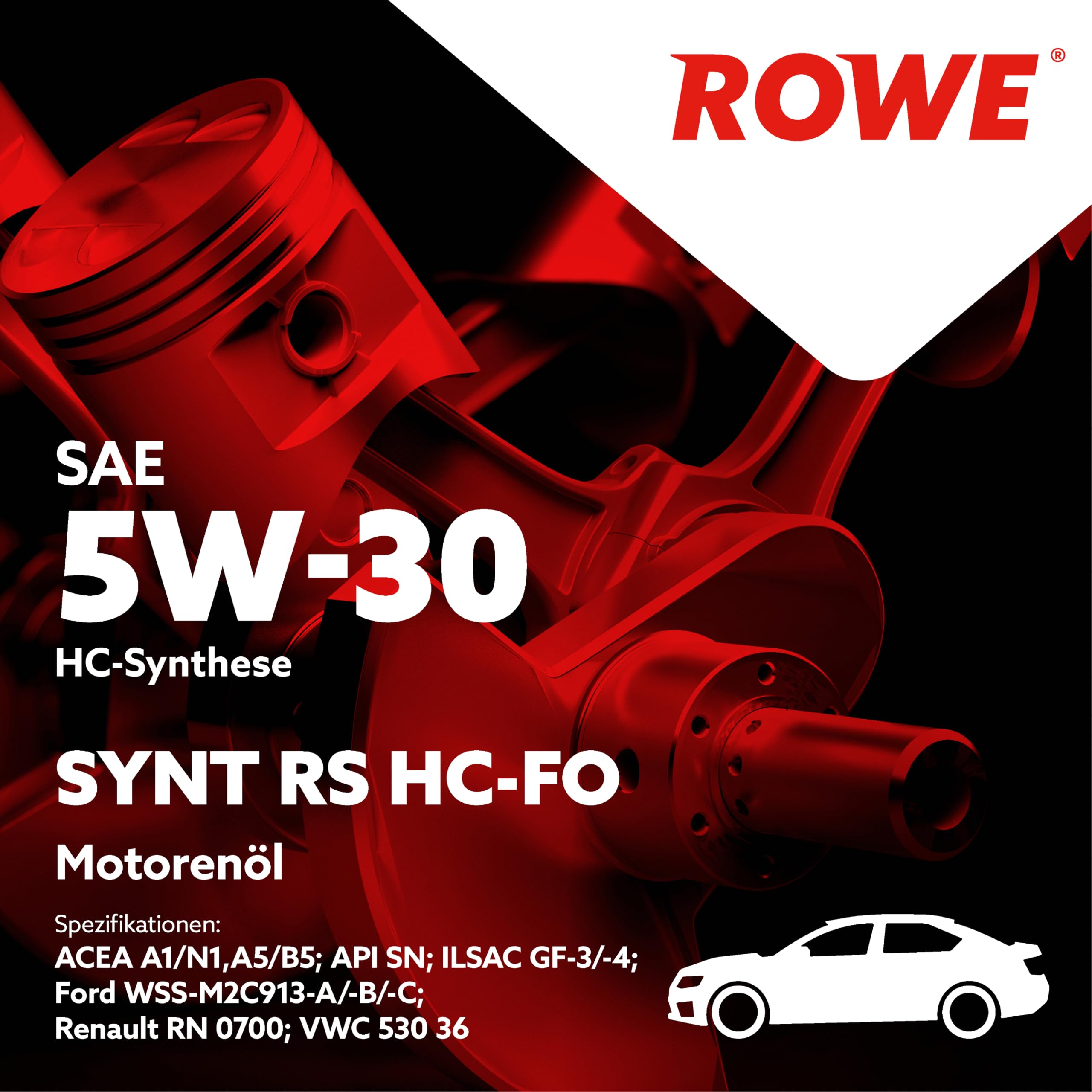 rowe-hightec-synt-rs-sae-5w-30-hc-fo-5-liter-leichtlauf-motoren-l-f-r-otto-und-d image 2