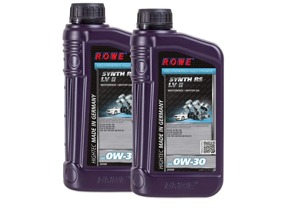 rowe-hightec-synth-rs-sae-0w-30-lv-ii-motor-l-2x1l-vollsynthetisch-vw-506-01-f-r image 1
