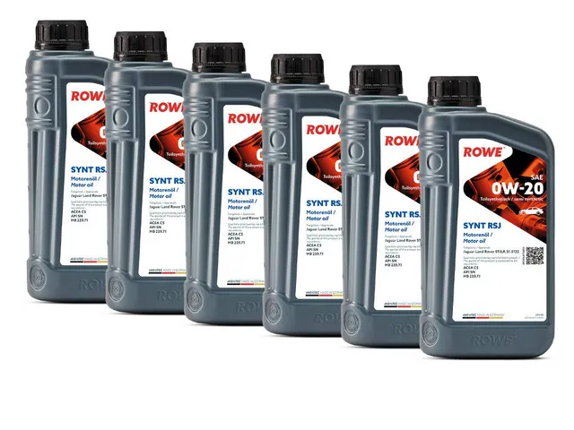 rowe-hightec-synt-rsj-sae-0w-20-motor-l-6-liter-6x1l-f-r-jaguar-land-rover-merce image 1