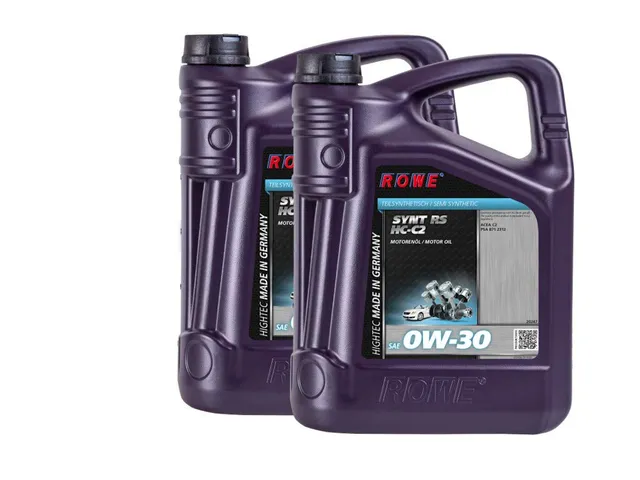 rowe-hightec-synt-rs-sae-0w-30-hc-c2-motor-l-10-liter-2x5l-hc-synthese-pao-f-r-m image 1