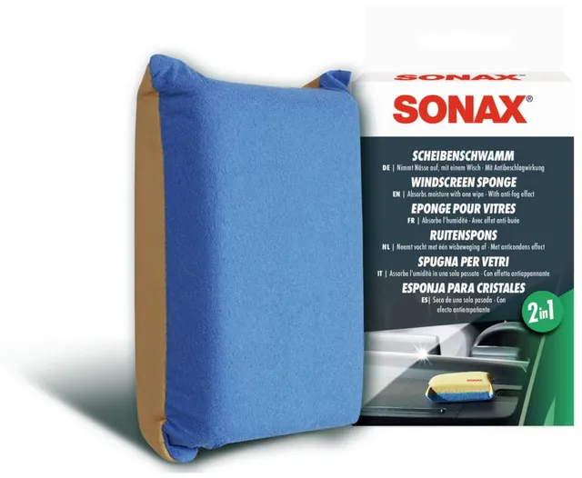 sonax-scheibenschwamm-1-st-ck-doppelseitiger-schwamm-gegen-kondenswasser-und-bes image 1