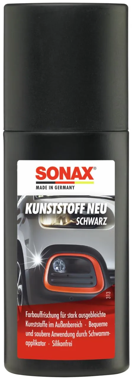 sonax-kunststoff-neu-schwarz-100-ml-au-en-kunststofflack-mit-applikator image 1