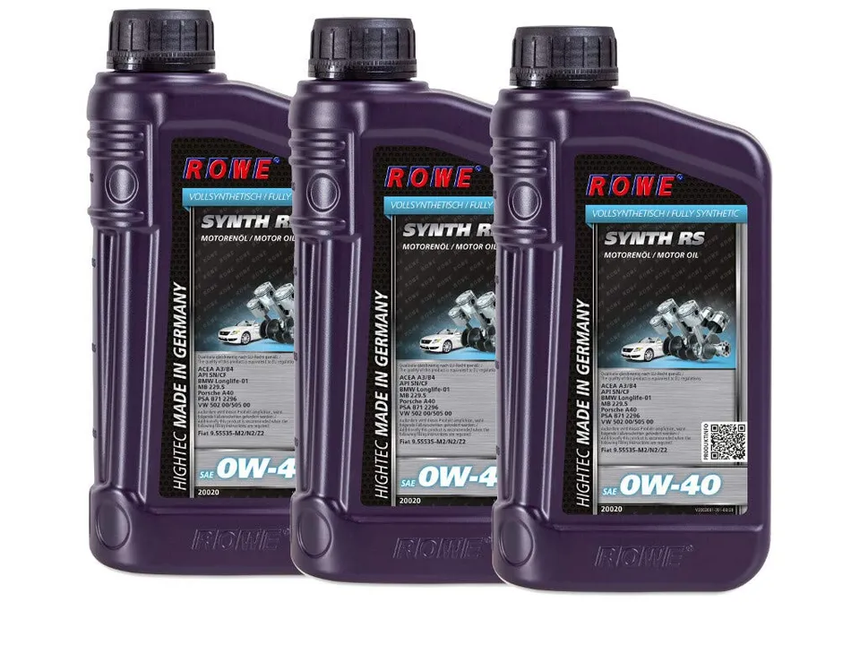 rowe-hightec-synth-rs-sae-0w-40-motoren-l-3-liter-3x1l image 1