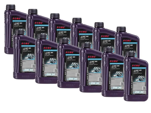 rowe-hightec-synt-rs-sae-0w-30-hc-c2-motor-l-12-liter-12x1l-20247 image 1