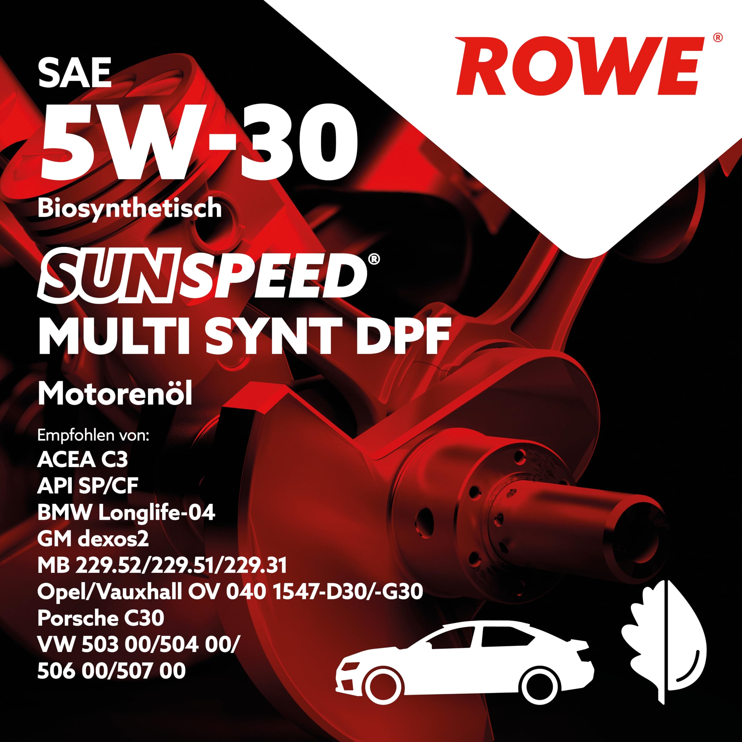 rowe-sunspeed-multi-synt-dpf-sae-5w-30-1-liter-biosynthetisches-mehrbereichs-mot image 2
