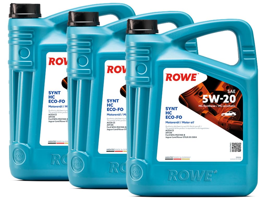 rowe-hightec-synt-hc-eco-fo-sae-5w-20-motor-l-15-liter-3x5l-f-r-ford-ecoboost-ma image 1