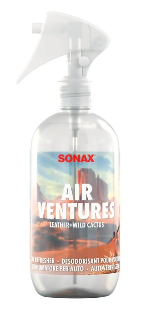 sonax-airventures-car-refresher-leather-wild-cactus-auto-lufterfrischer-300-ml image 1