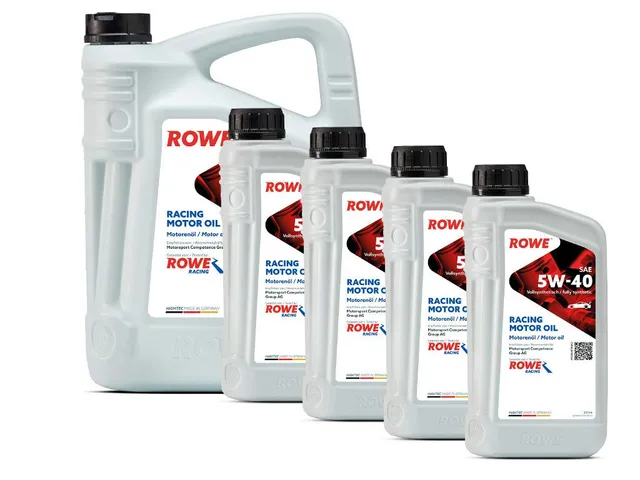 rowe-hightec-racing-motor-oil-sae-5w-40-9-liter-5l-4l-vollsynthetik image 1