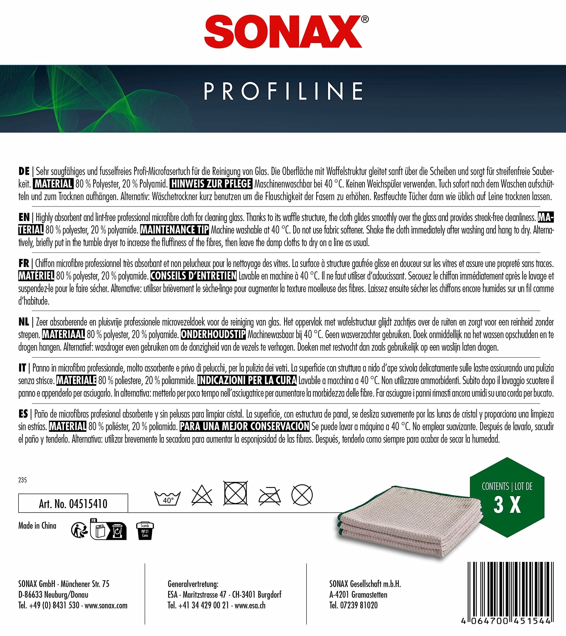 sonax-microfasertuch-glas-3-st-ck-profi-glastuch image 2