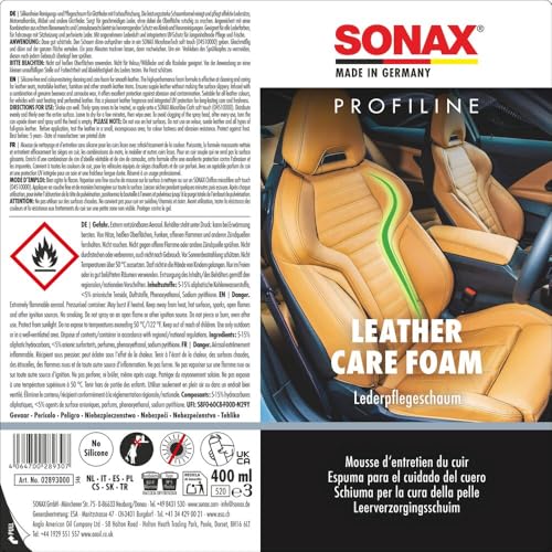 sonax-profiline-leathercare-foam-lederreinigungs-und-pflegeschaum-400-ml image 7