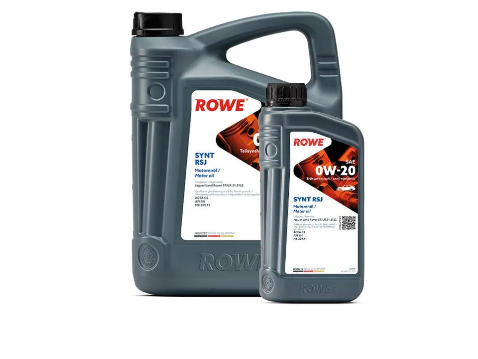 rowe-hightec-synt-rsj-sae-0w-20-motor-l-6-liter-5l-1l-f-r-otto-und-hybridmotoren image 1
