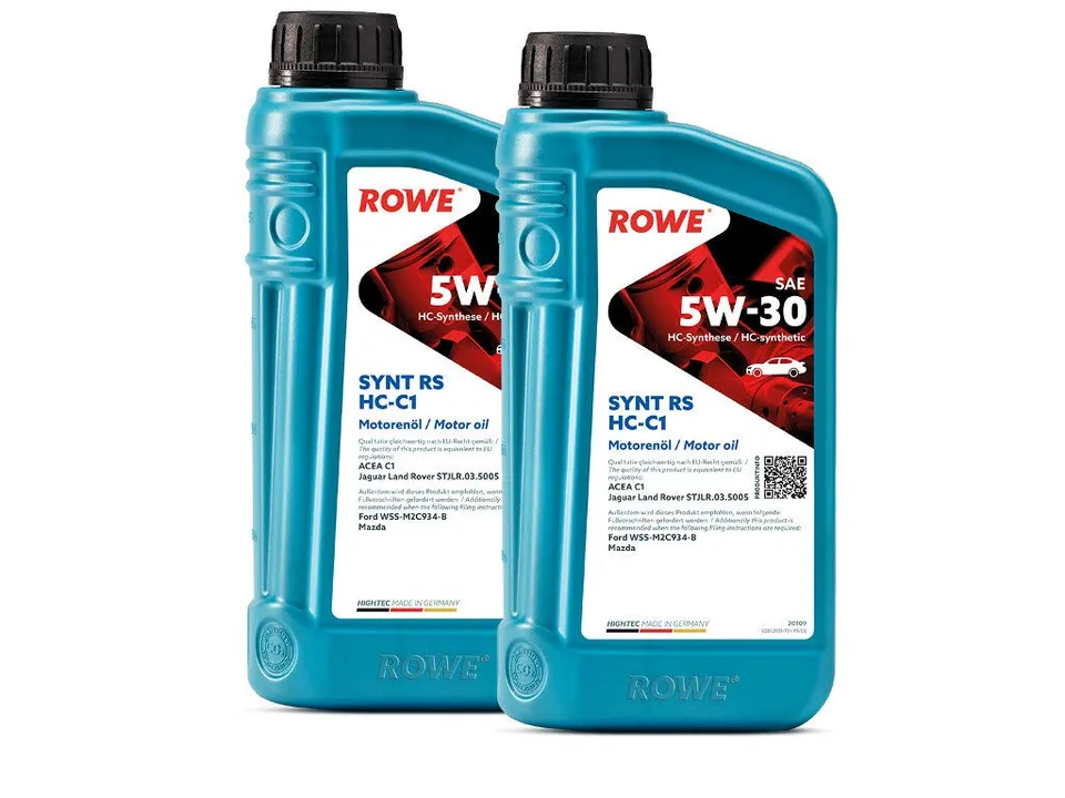 rowe-hightec-synt-rs-sae-5w-30-hc-c1-2-liter-2x1l-kraftstoffsparendes-hochleistu image 1