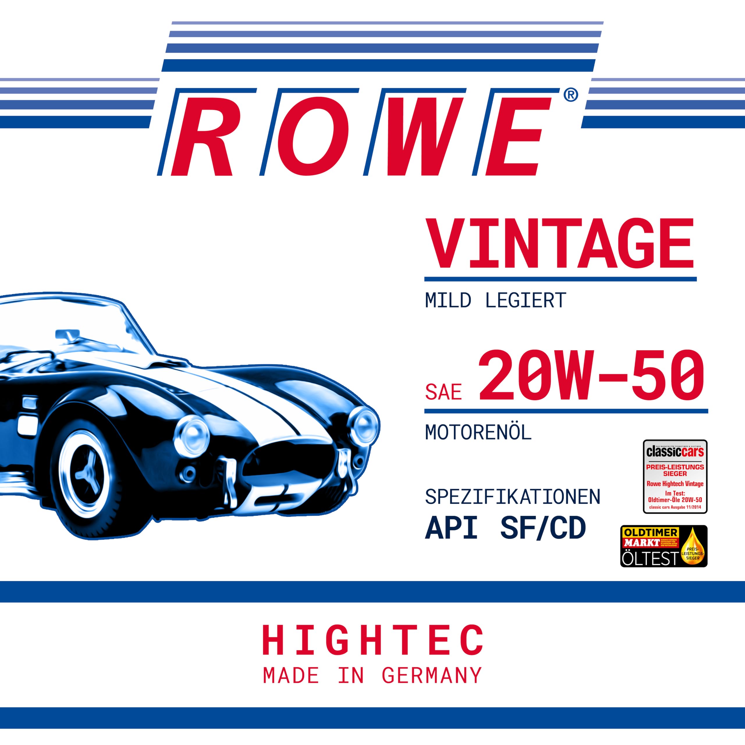 rowe-hightec-vintage-sae-20w-50-mild-legiert-motoren-l-5-liter image 2