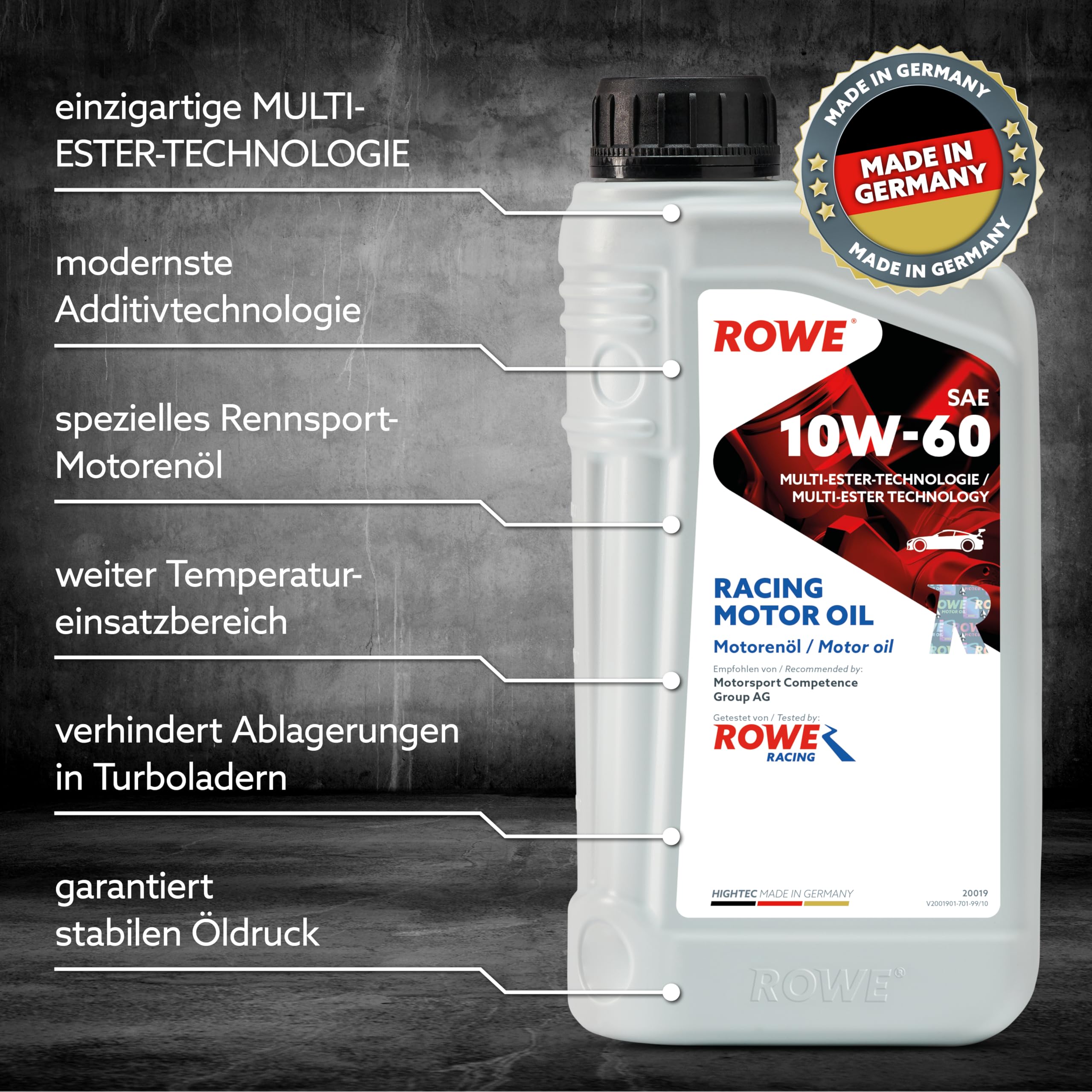 rowe-hightec-racing-motor-oil-sae-10w-60-1-liter-vollsynthetisch image 3