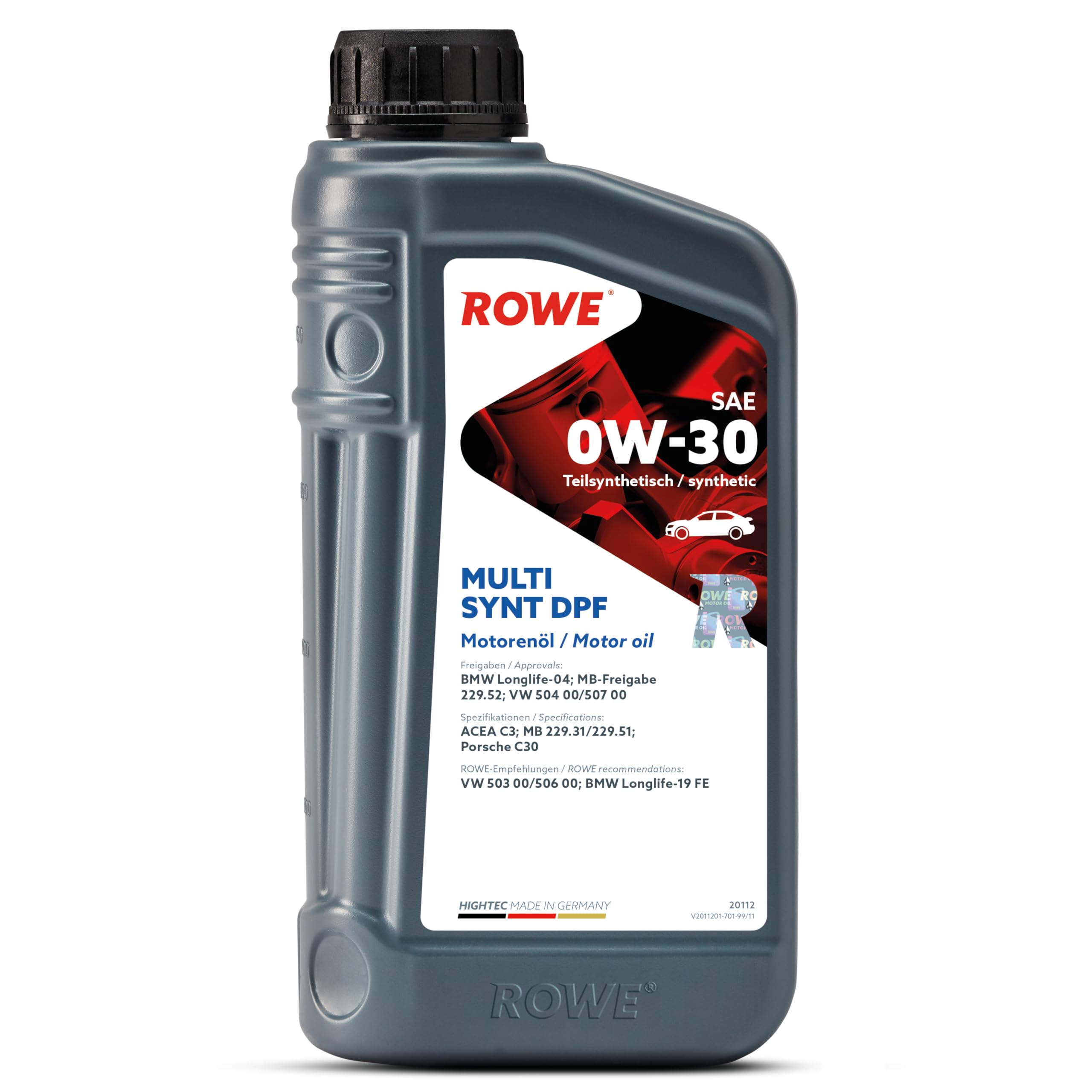 rowe-hightec-multi-synt-dpf-sae-0w-30-1-liter-hc-synthese-motoren-l image 1