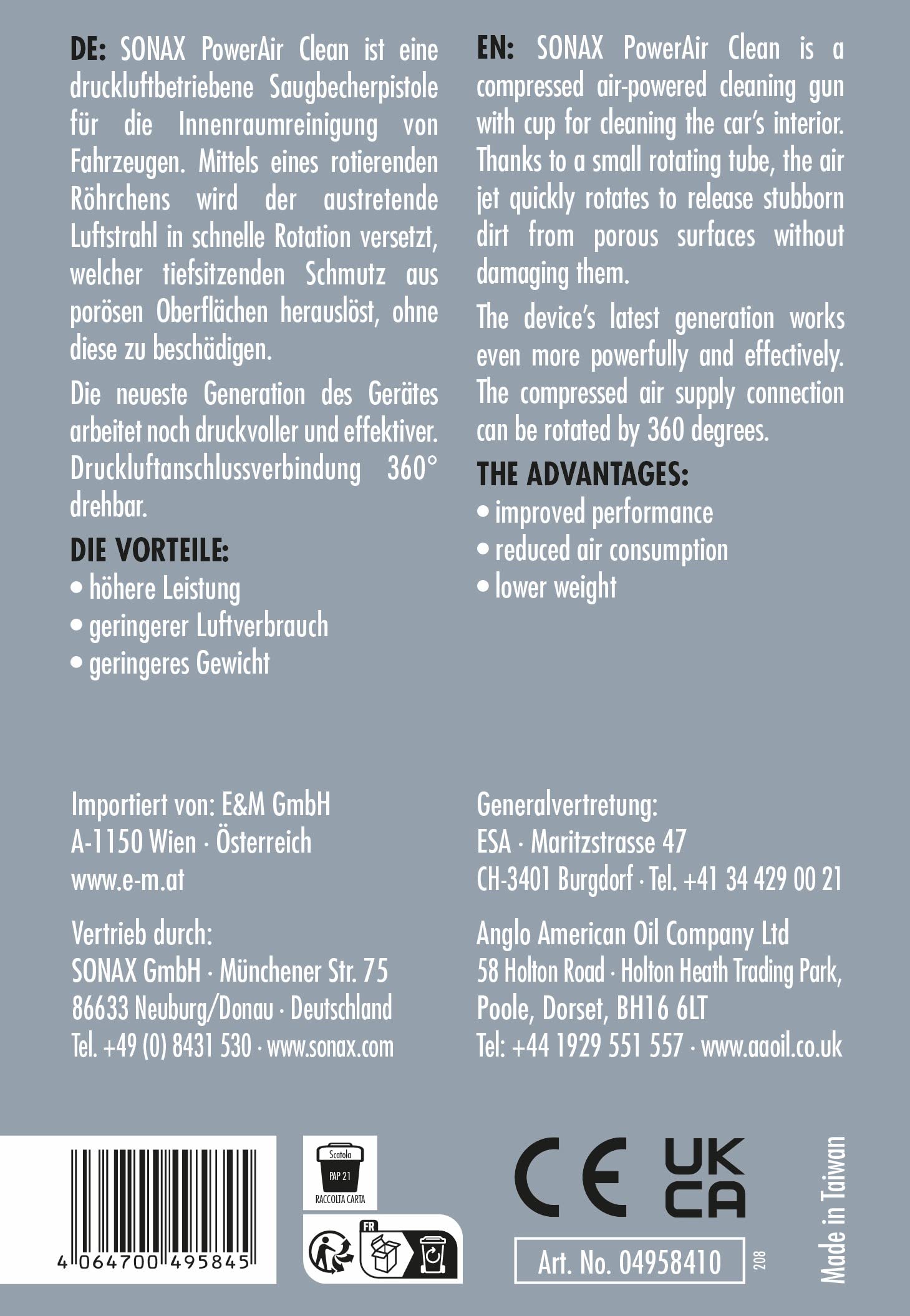 sonax-powerair-clean-druckluft-saugbecherpistole-f-r-die-innenraumreinigung image 2
