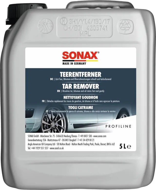 sonax-profiline-teerentferner-5-liter-l-sungsmittelbasierter-teer-und-lfleckentf image 1