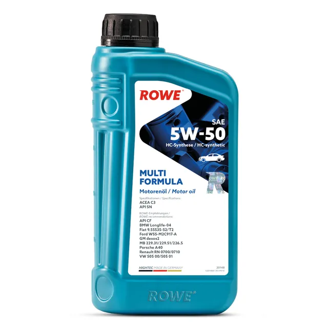 rowe-hightec-multi-formula-sae-5w-50-motor-l-1-liter image 1