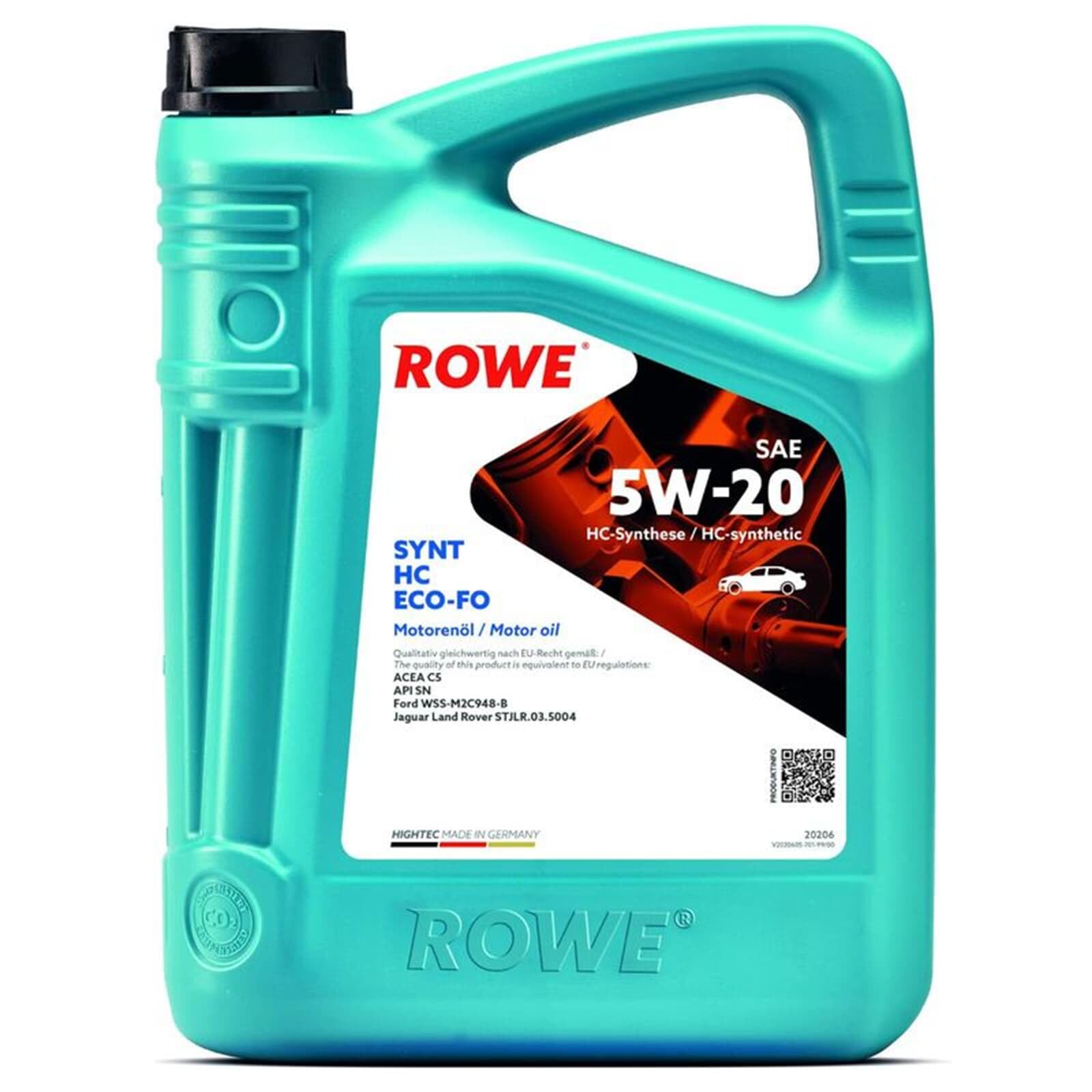rowe-hightec-synt-hc-eco-fo-sae-5w-20-motor-l-5-liter image 1