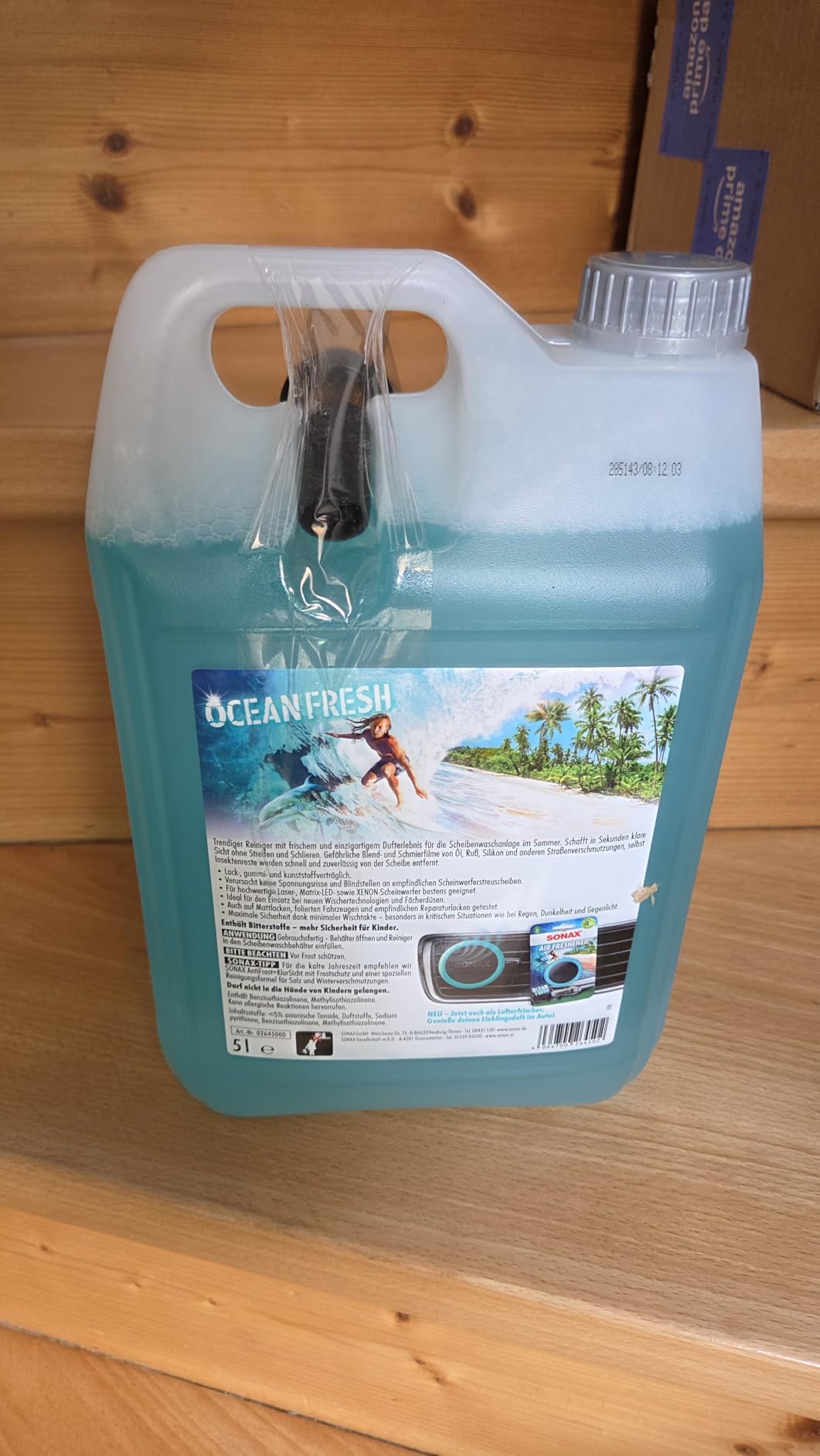 Riesige Flasche, super Ergebnis