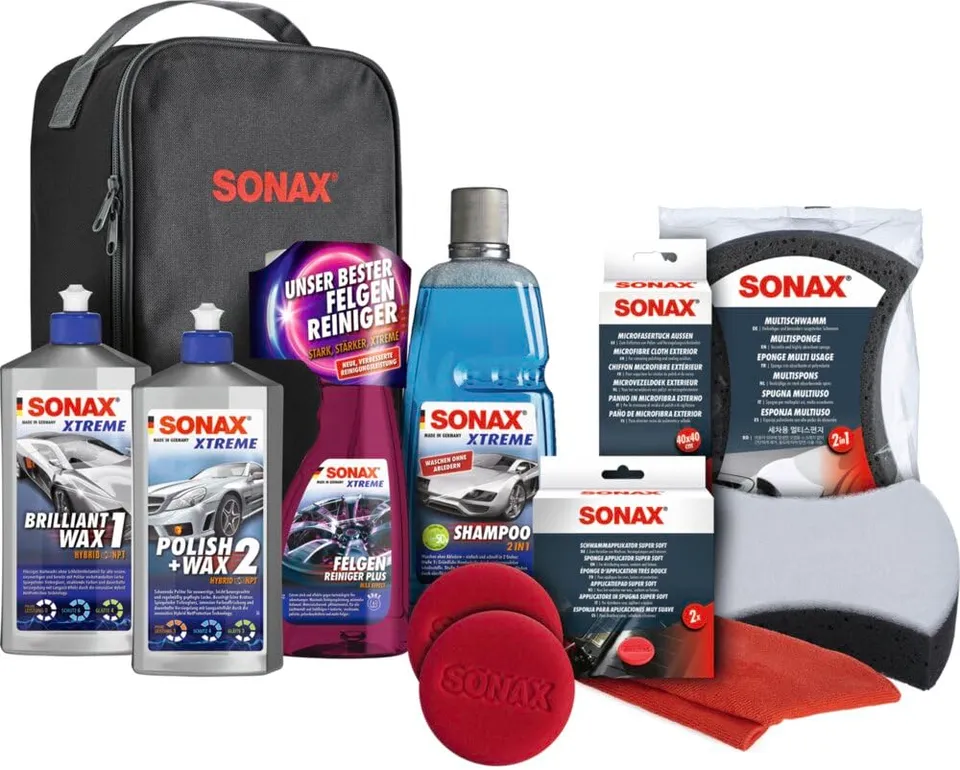 sonax-xtreme-autopflege-set-8-teilig-inkl-tasche-f-r-au-en image 1