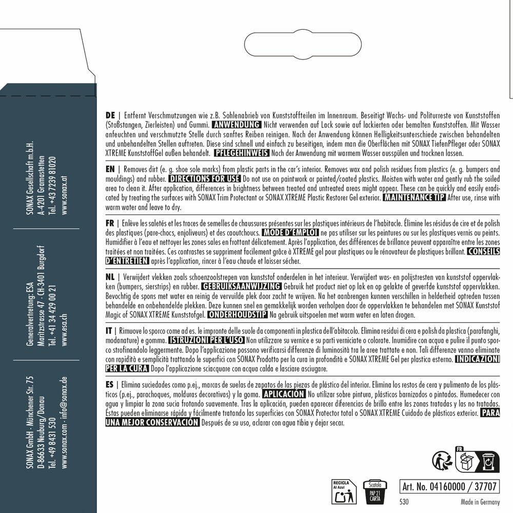 sonax-schmutzradierer-spezialschwamm-2-st-ck-f-r-innenraum-und-kunststoff image 2