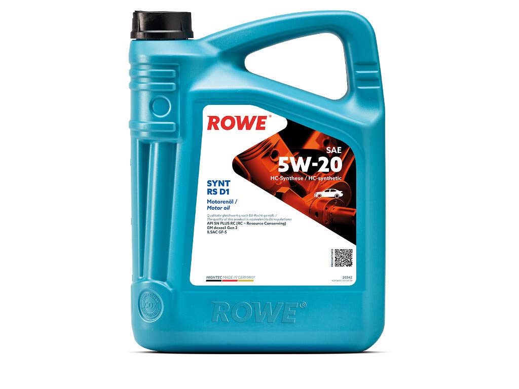 rowe-hightec-synt-rs-d1-sae-5w-20-motoren-l-5-liter-vollsynthetisches-pkw-motor- image 1