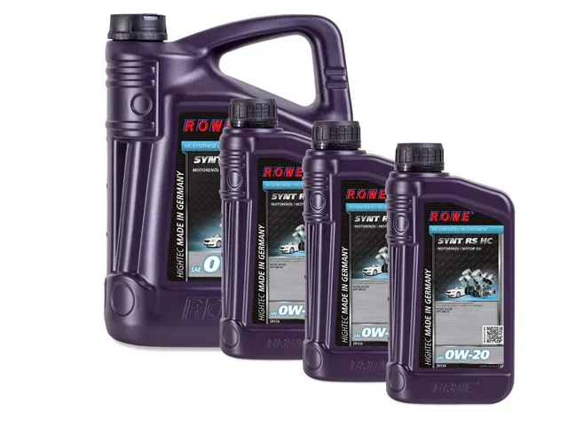 rowe-hightec-synt-rs-hc-sae-0w-20-motor-l-8-liter-5l-3l-f-r-hybridmotoren image 1