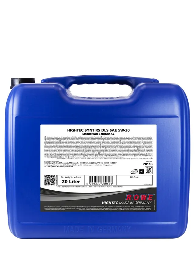 rowe-hightec-synt-rs-5w-30-dls-60-liter-motor-l image 1