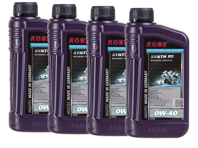 rowe-hightec-synth-rs-sae-0w-40-motoren-l-4-liter-4x1l image 1